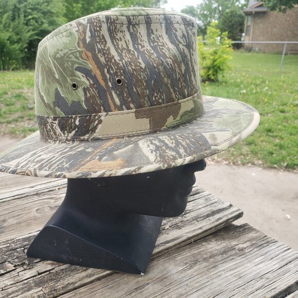 Realtree Fedora Hat Camo Hunting Safari USA Medium - Picture 5 of 8